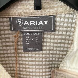 Ariat Cream Striped Pullover